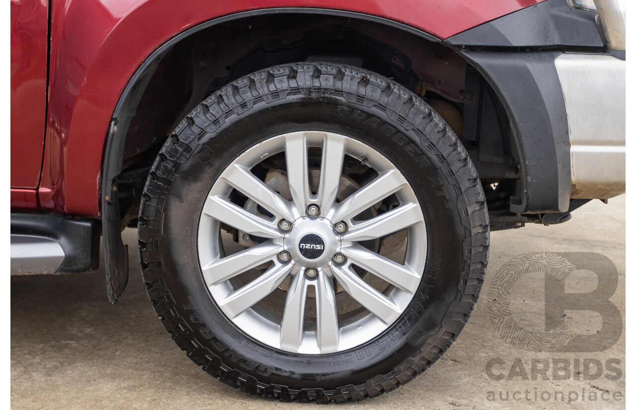 05/2018 Isuzu MU-X LS-U (4x4) UC MY18 4D Wagon Red Turbo Diesel 3.0L