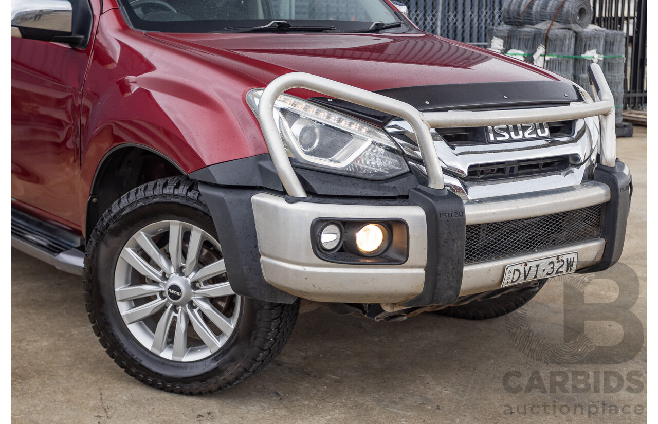 05/2018 Isuzu MU-X LS-U (4x4) UC MY18 4D Wagon Red Turbo Diesel 3.0L