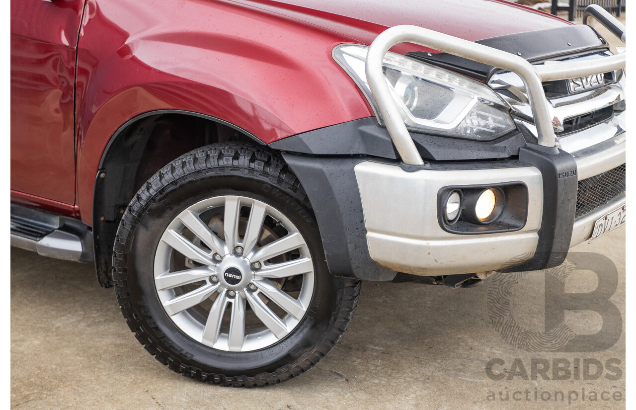 05/2018 Isuzu MU-X LS-U (4x4) UC MY18 4D Wagon Red Turbo Diesel 3.0L