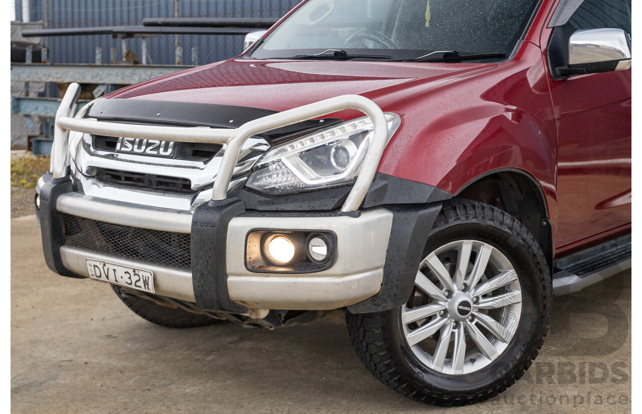 05/2018 Isuzu MU-X LS-U (4x4) UC MY18 4D Wagon Red Turbo Diesel 3.0L
