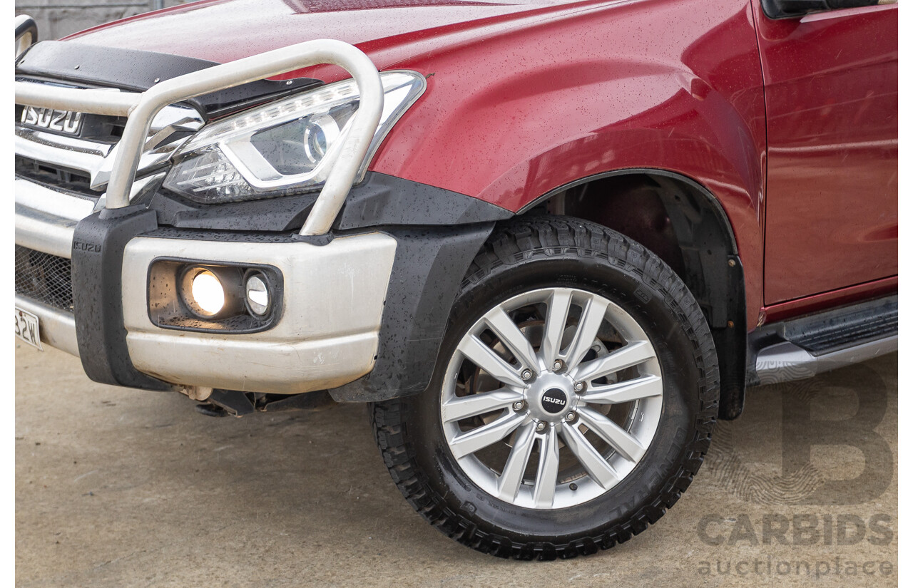 05/2018 Isuzu MU-X LS-U (4x4) UC MY18 4D Wagon Red Turbo Diesel 3.0L