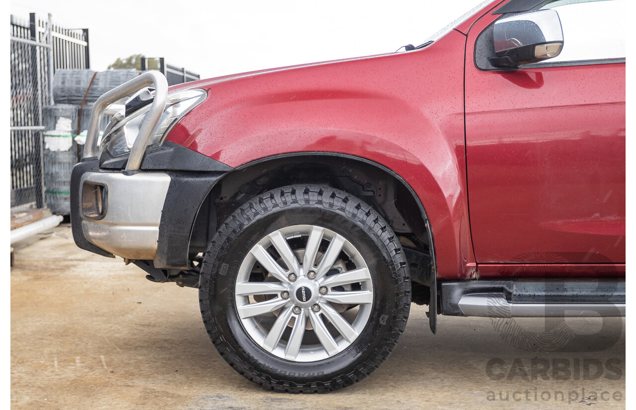05/2018 Isuzu MU-X LS-U (4x4) UC MY18 4D Wagon Red Turbo Diesel 3.0L