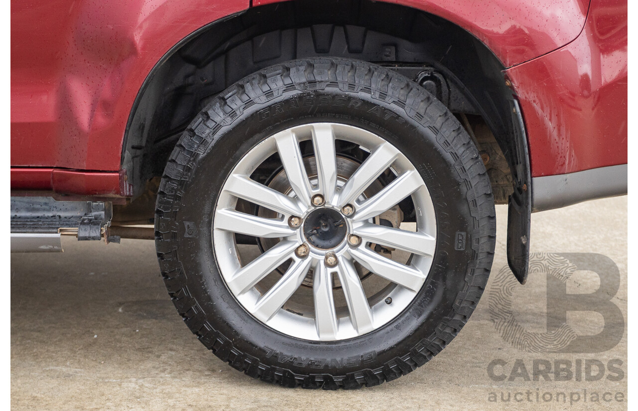 05/2018 Isuzu MU-X LS-U (4x4) UC MY18 4D Wagon Red Turbo Diesel 3.0L