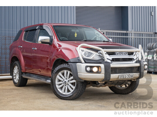 05/2018 Isuzu MU-X LS-U (4x4) UC MY18 4D Wagon Red Turbo Diesel 3.0L