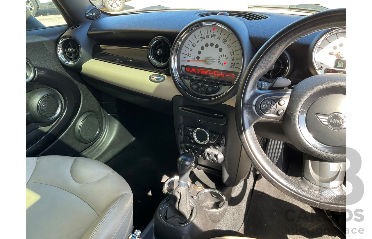 4/2011 Mini Cooper R56 MY11 2d Hatchback Black Turbo 1.6L