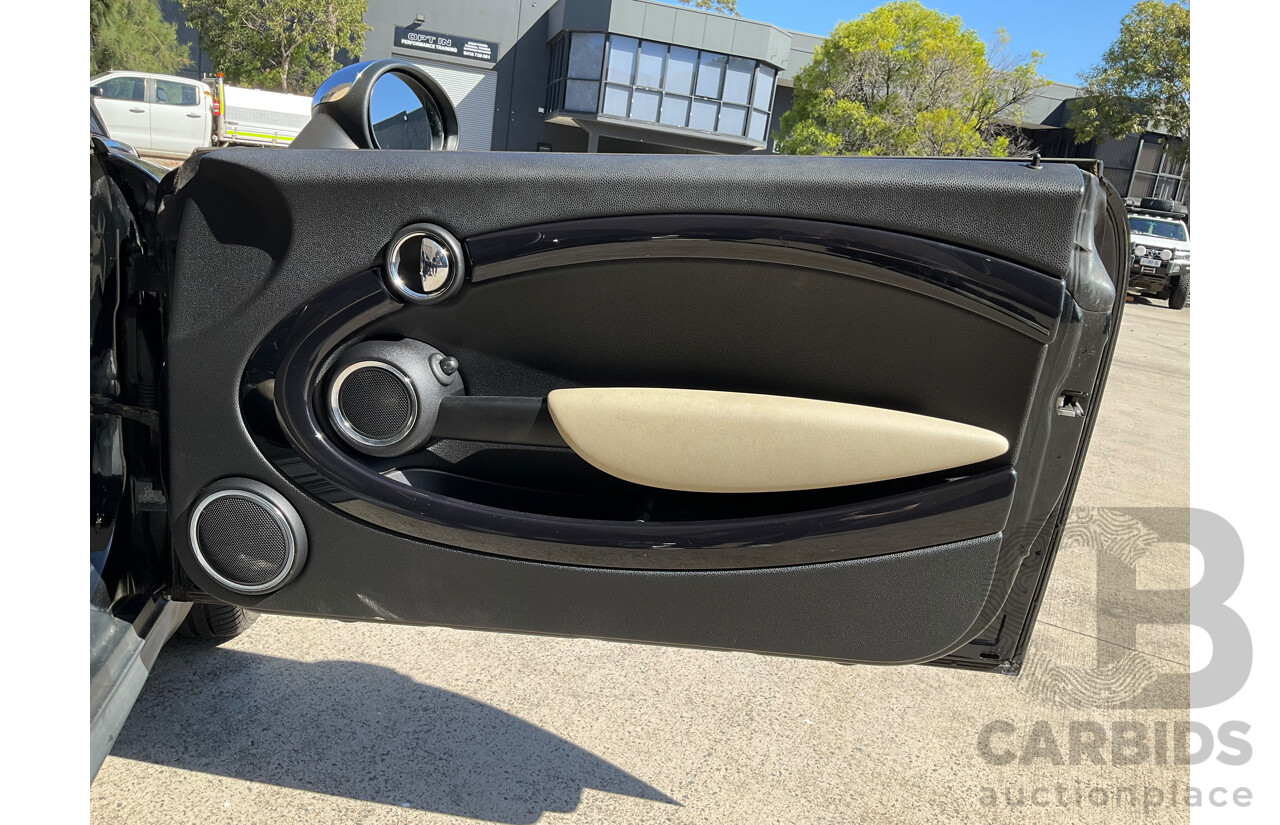 4/2011 Mini Cooper R56 MY11 2d Hatchback Black Turbo 1.6L