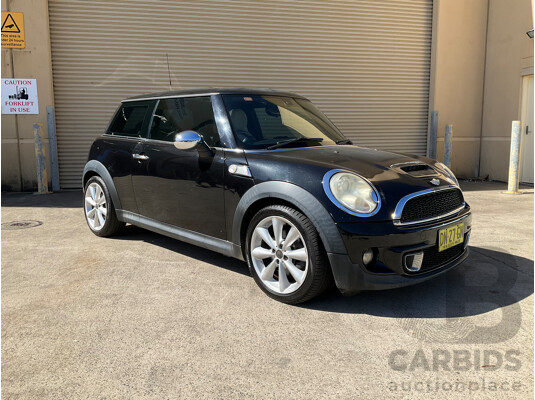 4/2011 Mini Cooper R56 MY11 2d Hatchback Black Turbo 1.6L