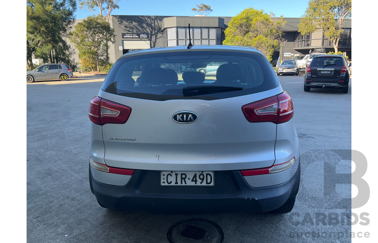 6/2012 Kia Sportage Si (fwd) SL MY12 4d Wagon Silver 2.0L