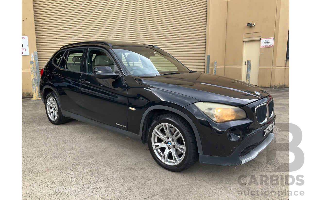 3/2011 Bmw X1 Xdrive 20d E84 MY11 4d Wagon Black 2.0L