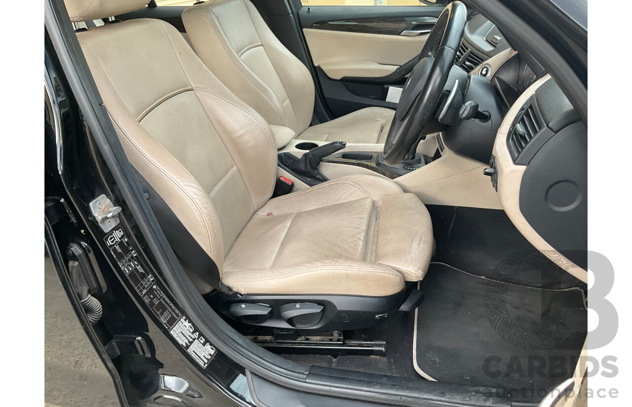3/2011 Bmw X1 Xdrive 20d E84 MY11 4d Wagon Black 2.0L