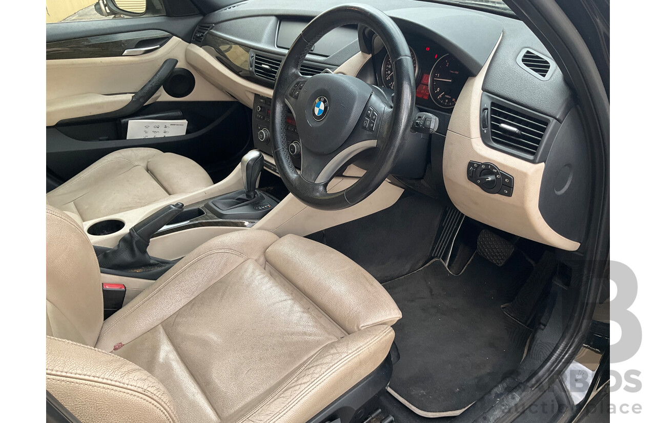 3/2011 Bmw X1 Xdrive 20d E84 MY11 4d Wagon Black 2.0L