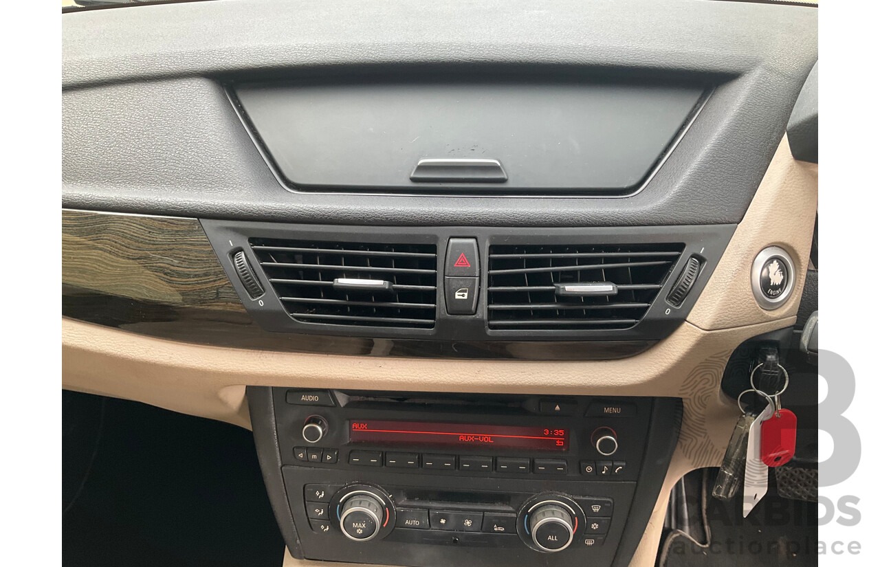 3/2011 Bmw X1 Xdrive 20d E84 MY11 4d Wagon Black 2.0L