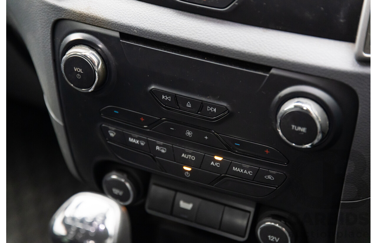 09/2015 Ford Ranger XLT 3.2 (4x4) 4x4 PX MKII Dual Cab Utility Black Turbo Diesel 3.2L