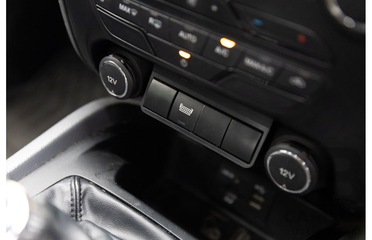 09/2015 Ford Ranger XLT 3.2 (4x4) 4x4 PX MKII Dual Cab Utility Black Turbo Diesel 3.2L