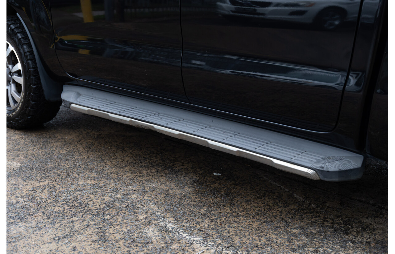 09/2015 Ford Ranger XLT 3.2 (4x4) 4x4 PX MKII Dual Cab Utility Black Turbo Diesel 3.2L