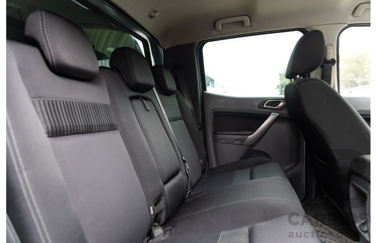 09/2015 Ford Ranger XLT 3.2 (4x4) 4x4 PX MKII Dual Cab Utility Black Turbo Diesel 3.2L