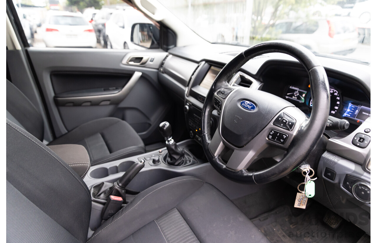 09/2015 Ford Ranger XLT 3.2 (4x4) 4x4 PX MKII Dual Cab Utility Black Turbo Diesel 3.2L