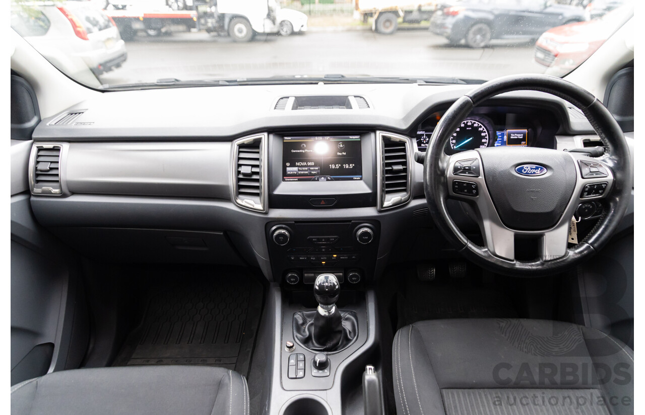 09/2015 Ford Ranger XLT 3.2 (4x4) 4x4 PX MKII Dual Cab Utility Black Turbo Diesel 3.2L