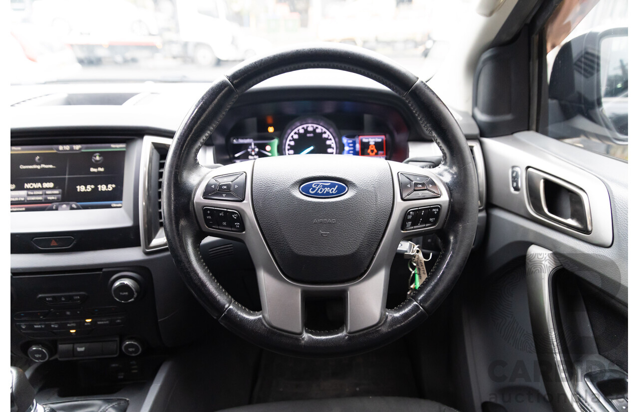 09/2015 Ford Ranger XLT 3.2 (4x4) 4x4 PX MKII Dual Cab Utility Black Turbo Diesel 3.2L