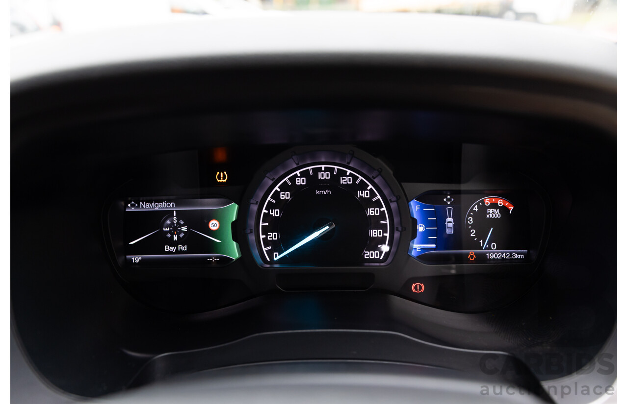 09/2015 Ford Ranger XLT 3.2 (4x4) 4x4 PX MKII Dual Cab Utility Black Turbo Diesel 3.2L