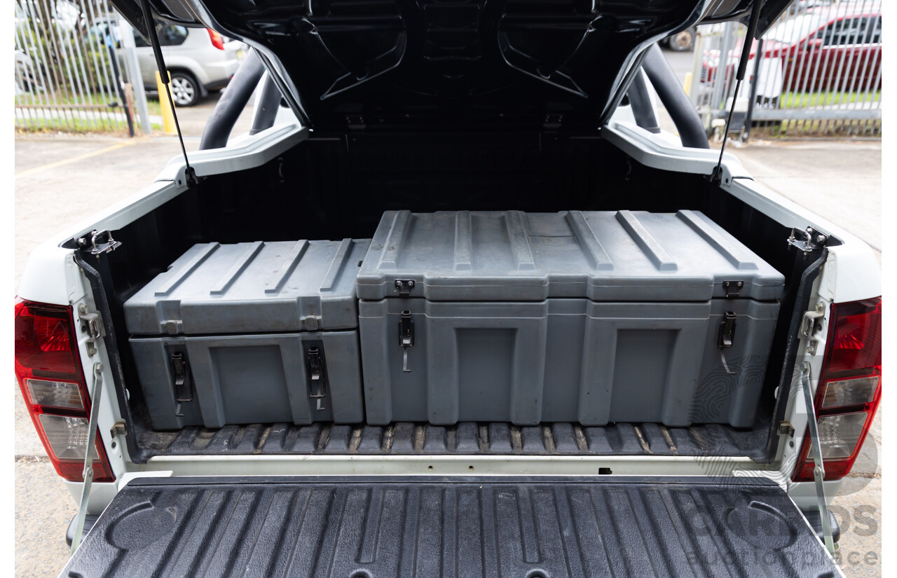 05/2017 Isuzu D-Max SX (4x2) RWD TF MY17 Crew Cab Utility White 3.0L