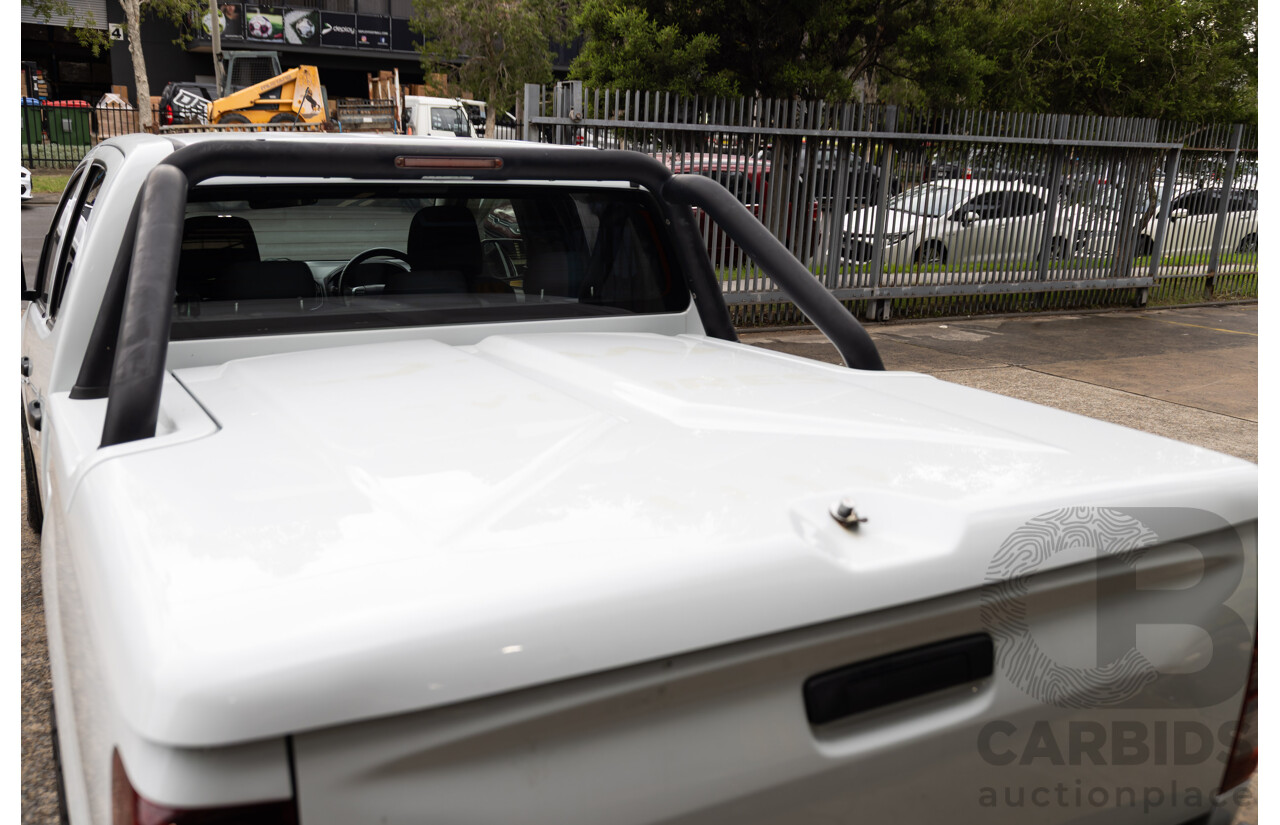 05/2017 Isuzu D-Max SX (4x2) RWD TF MY17 Crew Cab Utility White 3.0L