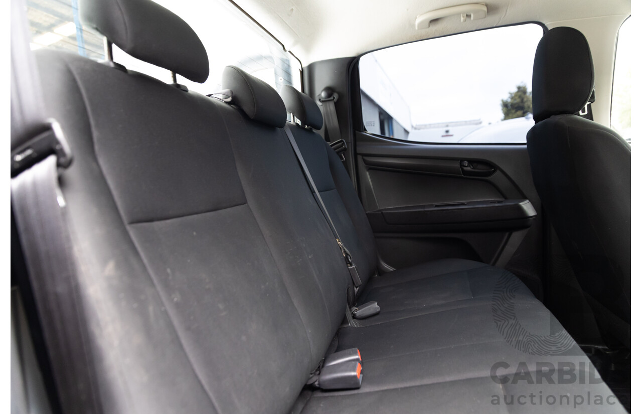 05/2017 Isuzu D-Max SX (4x2) RWD TF MY17 Crew Cab Utility White 3.0L