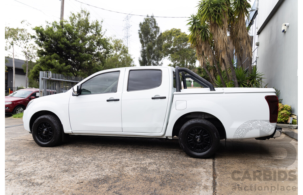05/2017 Isuzu D-Max SX (4x2) RWD TF MY17 Crew Cab Utility White 3.0L