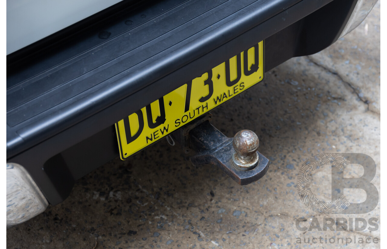 05/2017 Isuzu D-Max SX (4x2) RWD TF MY17 Crew Cab Utility White 3.0L