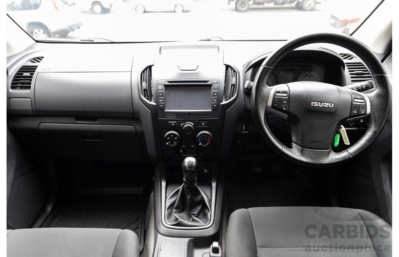 05/2017 Isuzu D-Max SX (4x2) RWD TF MY17 Crew Cab Utility White 3.0L