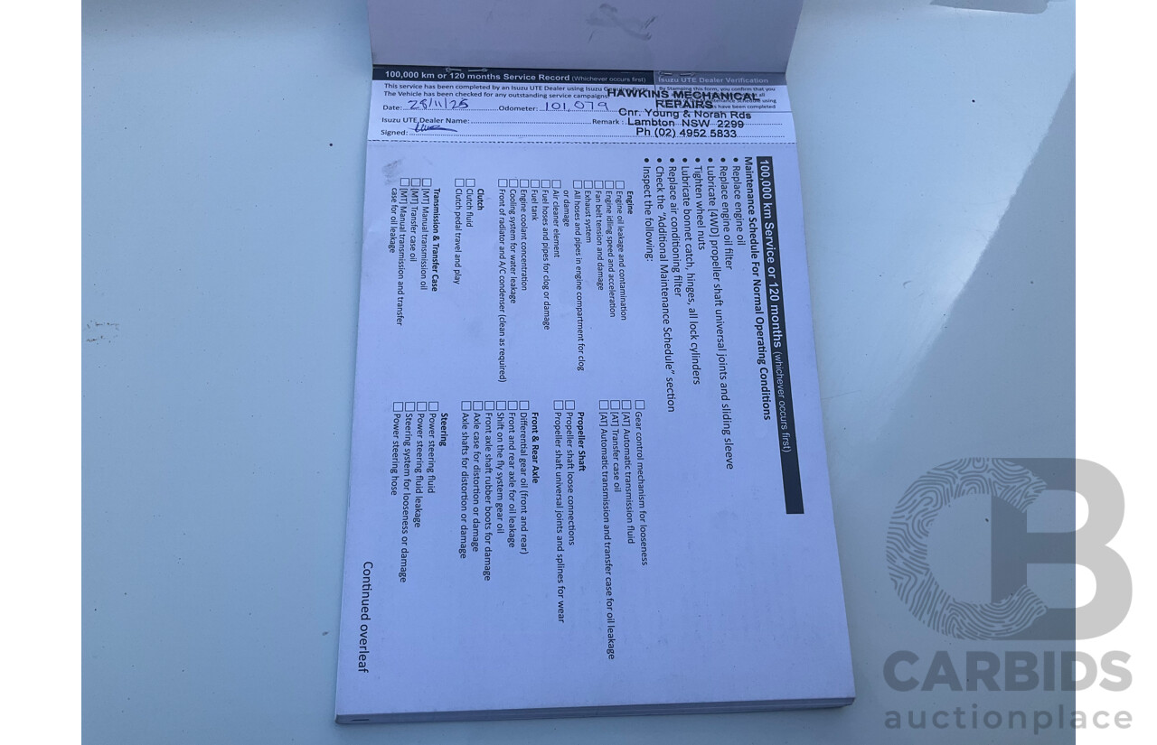 05/2017 Isuzu D-Max SX (4x2) RWD TF MY17 Crew Cab Utility White 3.0L