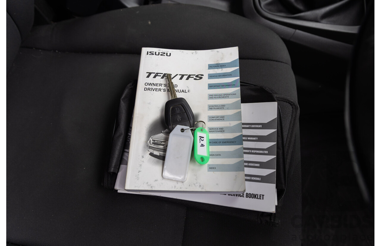 05/2017 Isuzu D-Max SX (4x2) RWD TF MY17 Crew Cab Utility White 3.0L