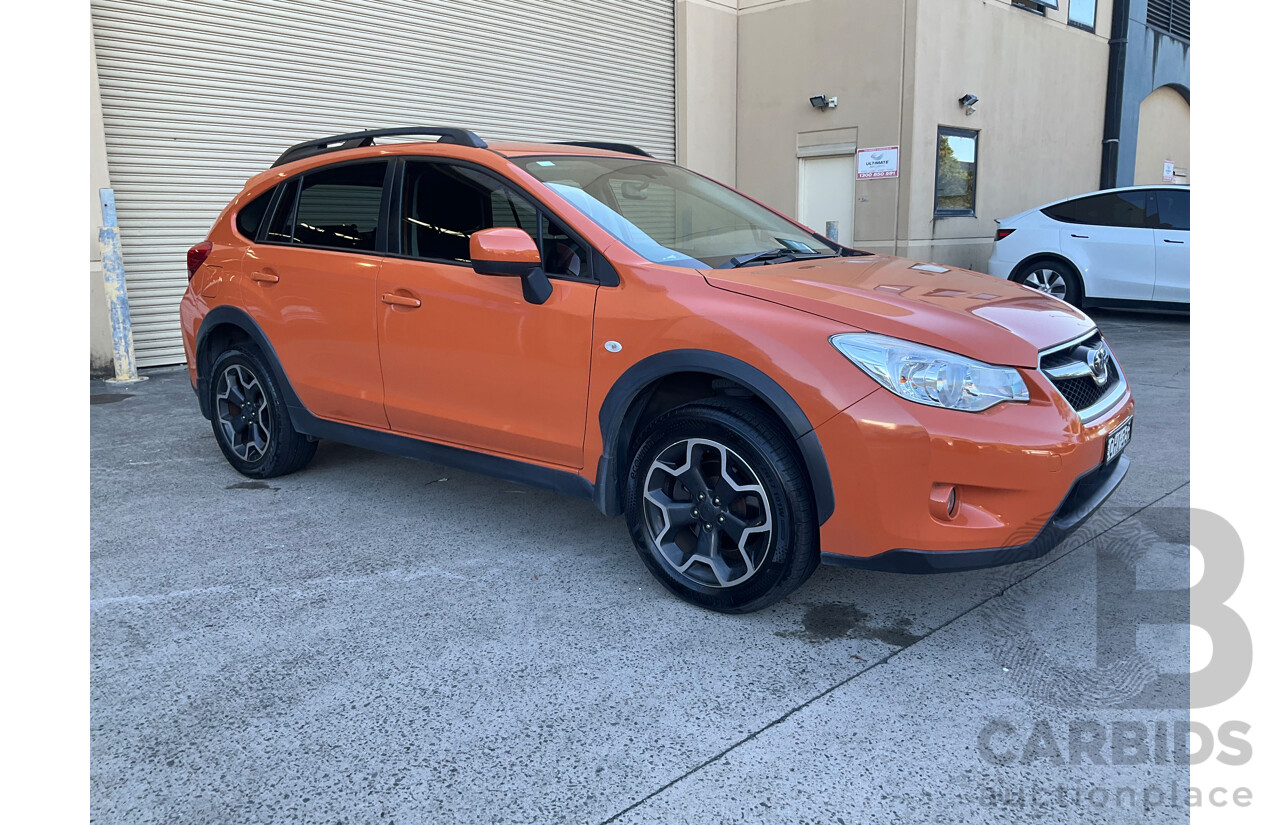 6/2012 Subaru XV 2.0i  4d Wagon Orange 2.0L