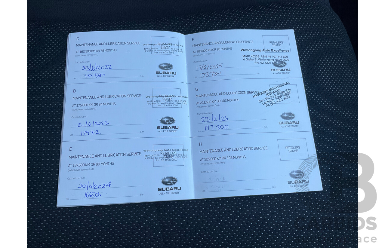 6/2012 Subaru XV 2.0i  4d Wagon Orange 2.0L