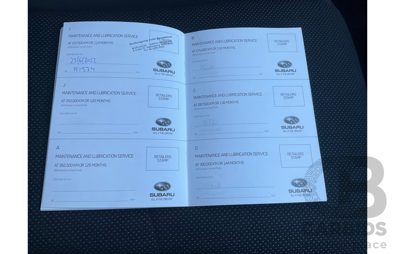 6/2012 Subaru XV 2.0i  4d Wagon Orange 2.0L