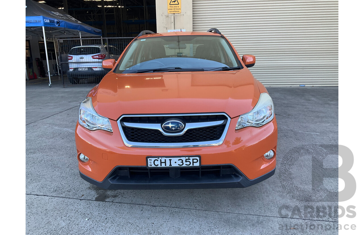 6/2012 Subaru XV 2.0i  4d Wagon Orange 2.0L
