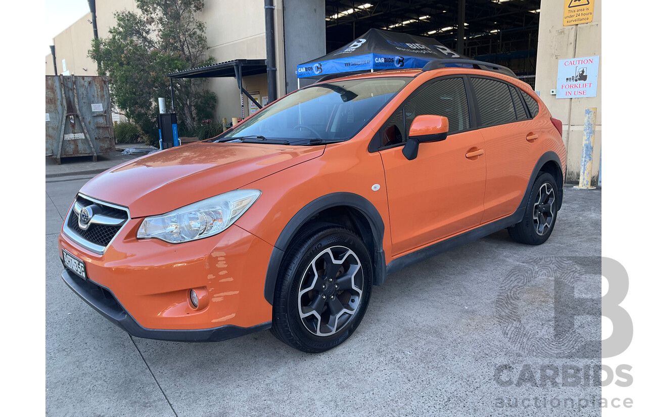 6/2012 Subaru XV 2.0i  4d Wagon Orange 2.0L