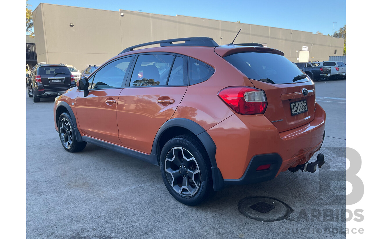 6/2012 Subaru XV 2.0i  4d Wagon Orange 2.0L