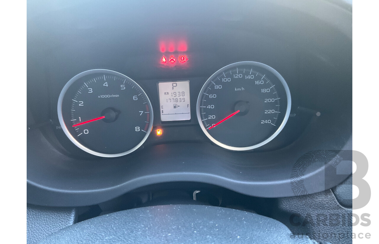 6/2012 Subaru XV 2.0i  4d Wagon Orange 2.0L