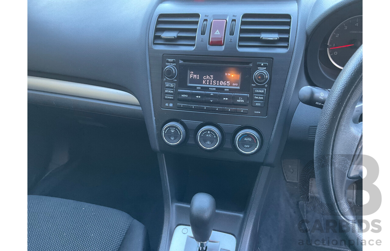 6/2012 Subaru XV 2.0i  4d Wagon Orange 2.0L