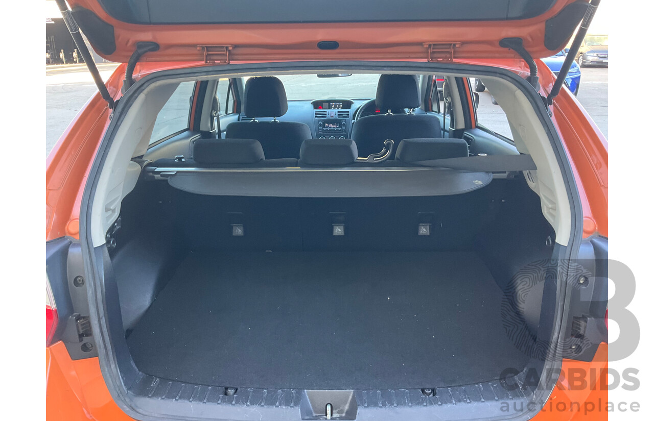 6/2012 Subaru XV 2.0i  4d Wagon Orange 2.0L