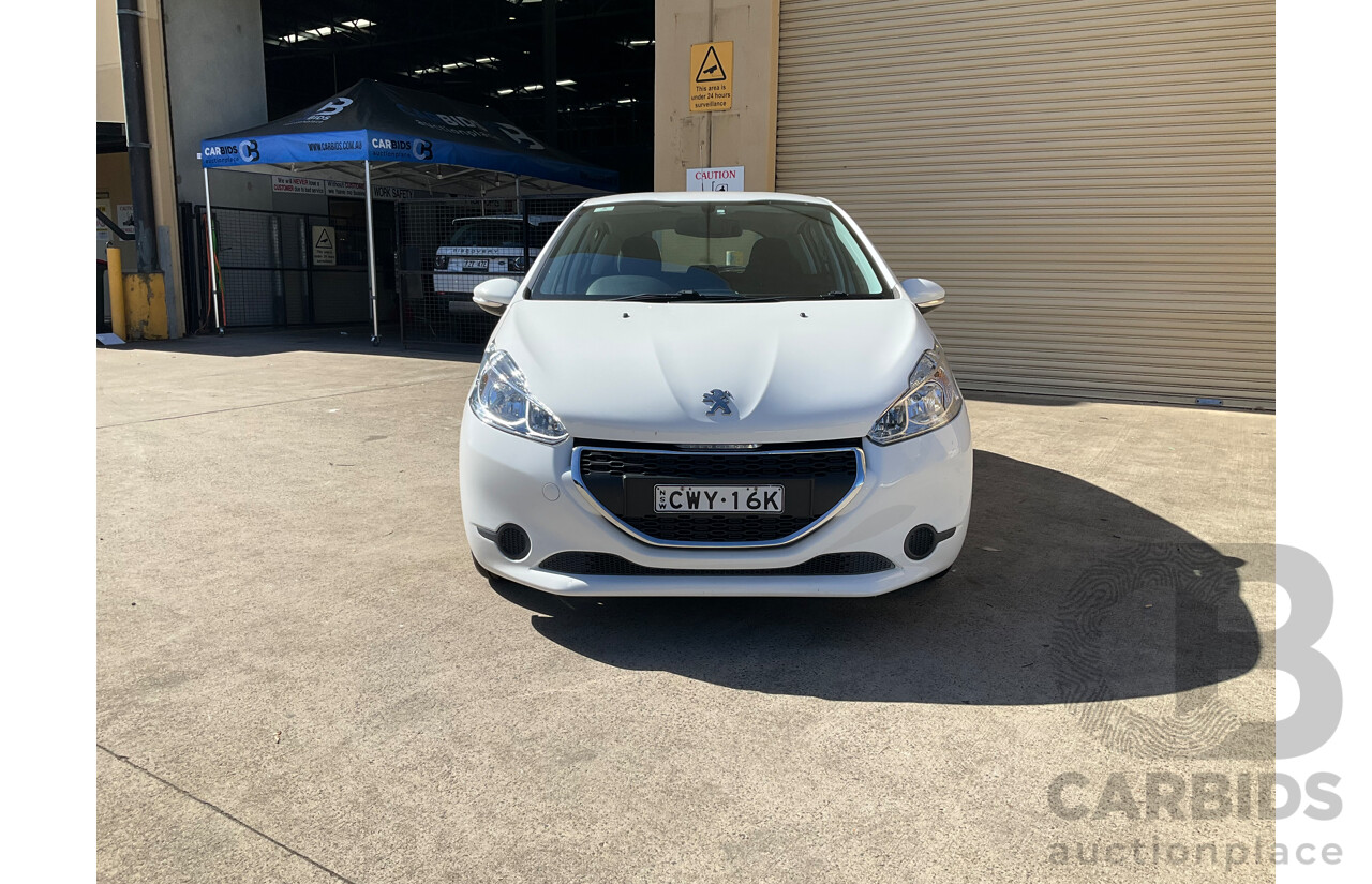 6/2015 Peugeot 208 Active 5d Hatchback White 1.6L