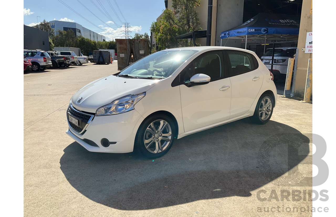 6/2015 Peugeot 208 Active 5d Hatchback White 1.6L