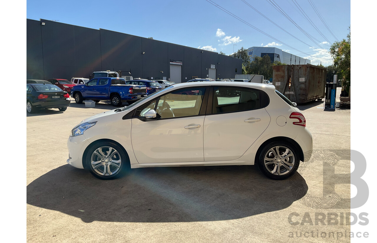 6/2015 Peugeot 208 Active 5d Hatchback White 1.6L