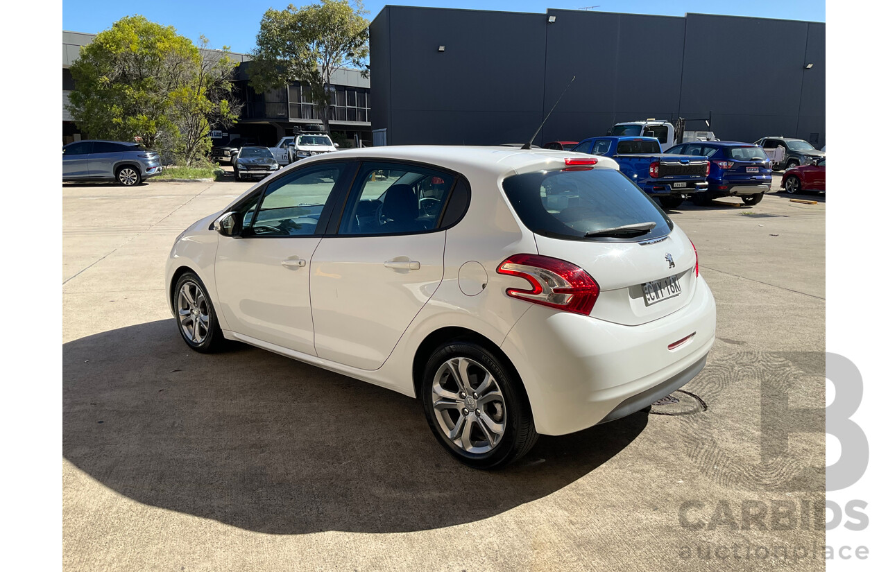 6/2015 Peugeot 208 Active 5d Hatchback White 1.6L