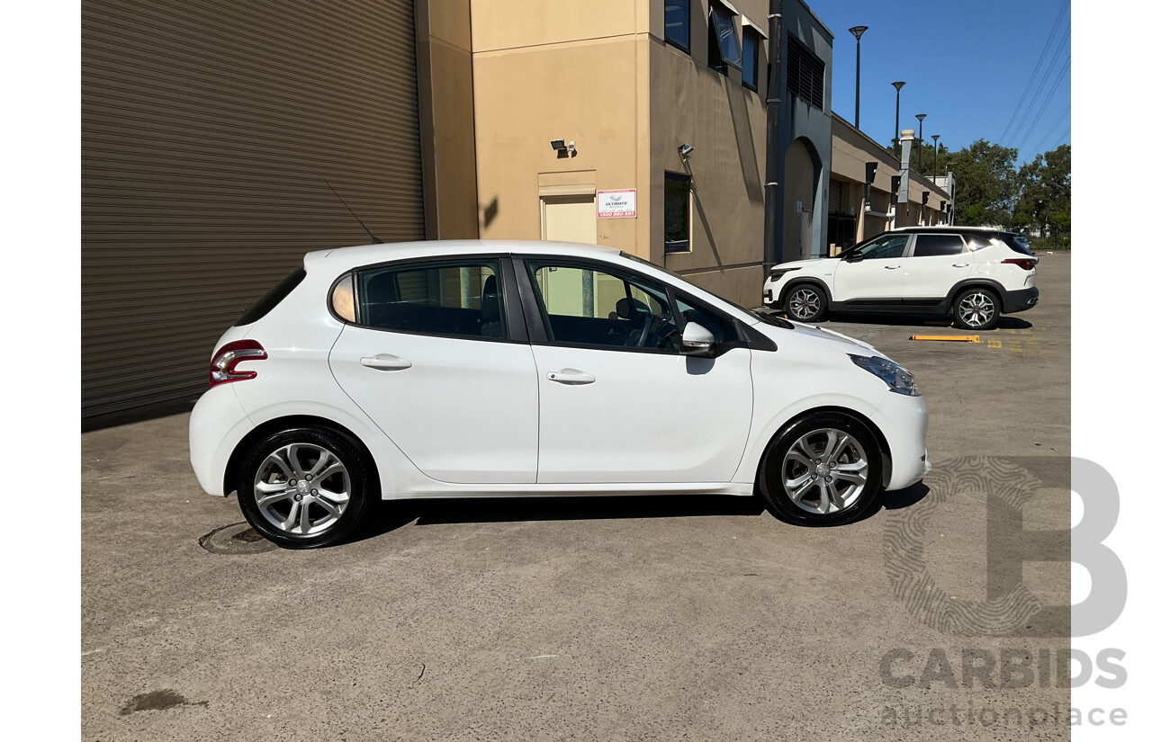 6/2015 Peugeot 208 Active 5d Hatchback White 1.6L