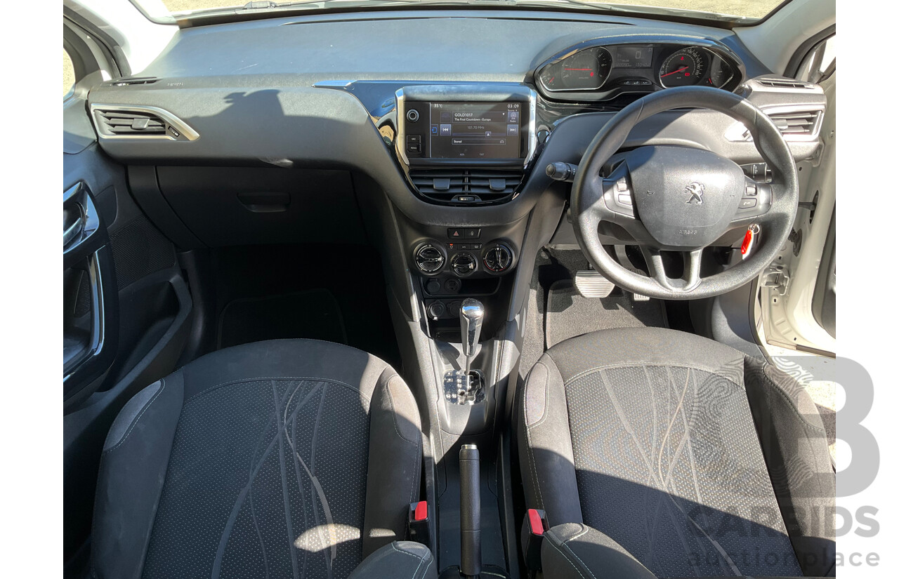 6/2015 Peugeot 208 Active 5d Hatchback White 1.6L