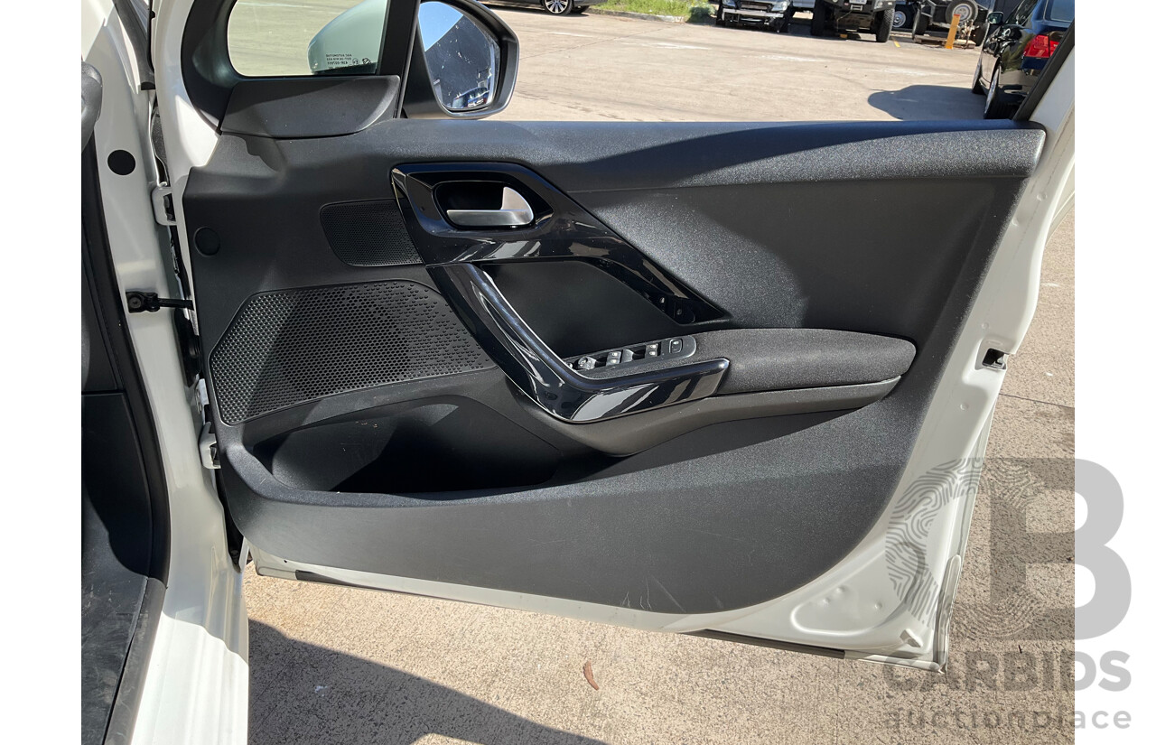 6/2015 Peugeot 208 Active 5d Hatchback White 1.6L