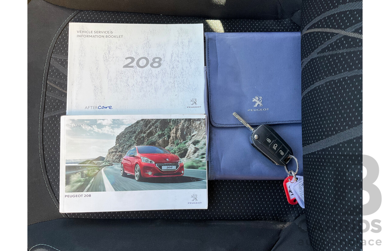 6/2015 Peugeot 208 Active 5d Hatchback White 1.6L