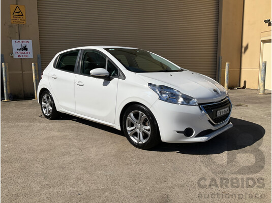 6/2015 Peugeot 208 Active 5d Hatchback White 1.6L